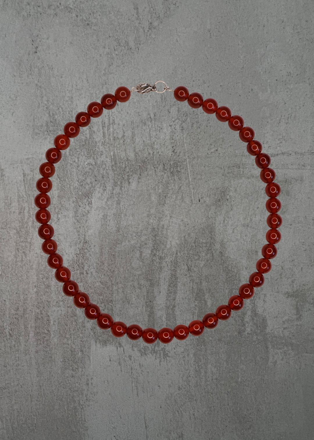 M1 - Crimson Agate Necklace