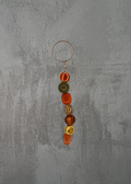 L3 - Earth-Toned Mixed Bead Keychain