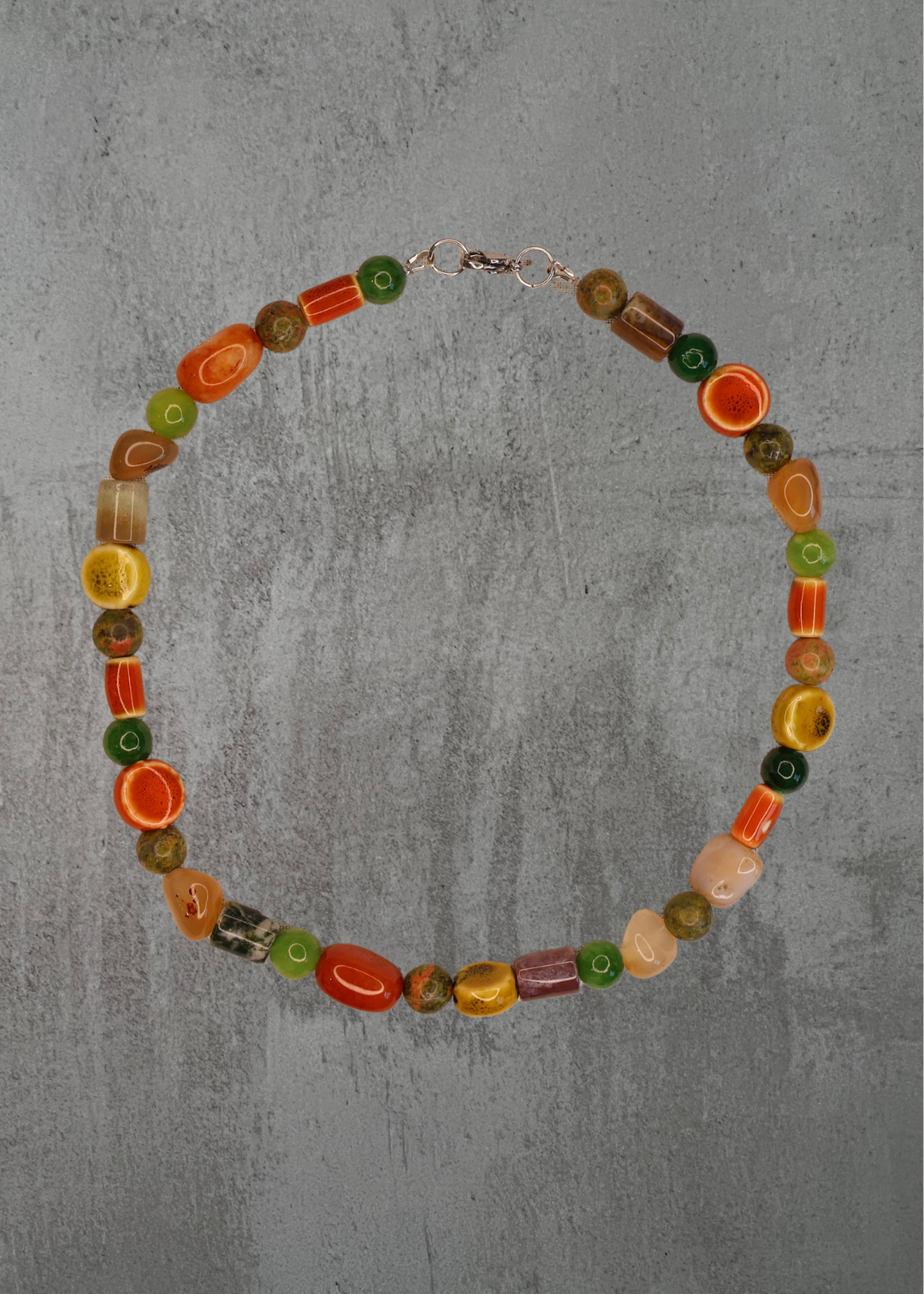 M4 - Multicolor Mixed-Stone Necklace
