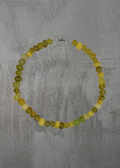 N6 - Citrus Jade Bead Necklace