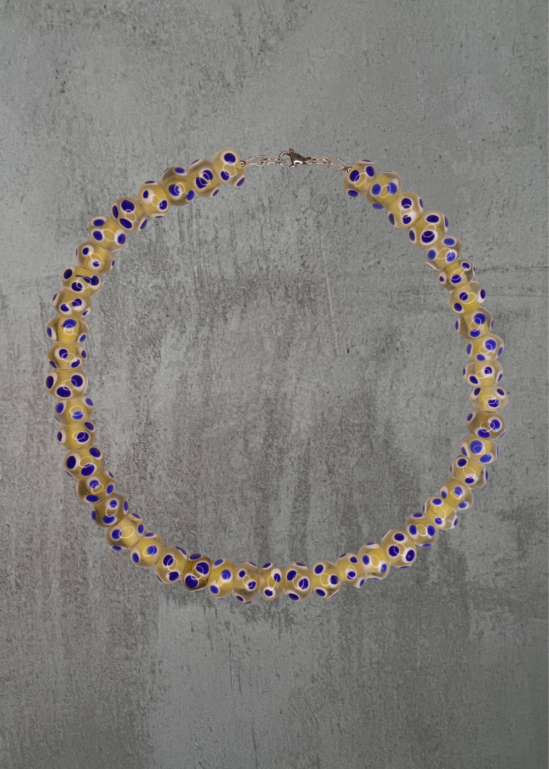 N7 - Blue Lagoon Glass Necklace