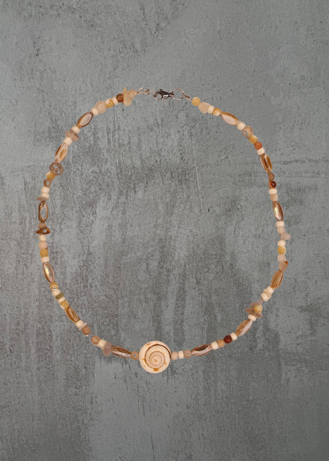 M2 - Natural Shell and Agate Necklace