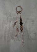 J4 - Lava Stone & Angel Wing Charm Keychain / Bag Charm
