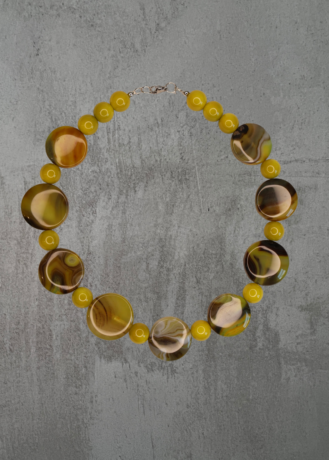 O4 - Golden Moss Necklace
