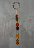 H8 - Multi Beaded Bag Charm/Keychain