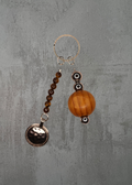 D7 - Tiger’s Eye & Wood Keychain